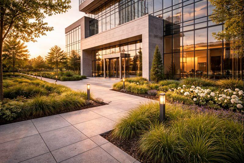 Landscaping Division Commercial Property Exterior for KSWS